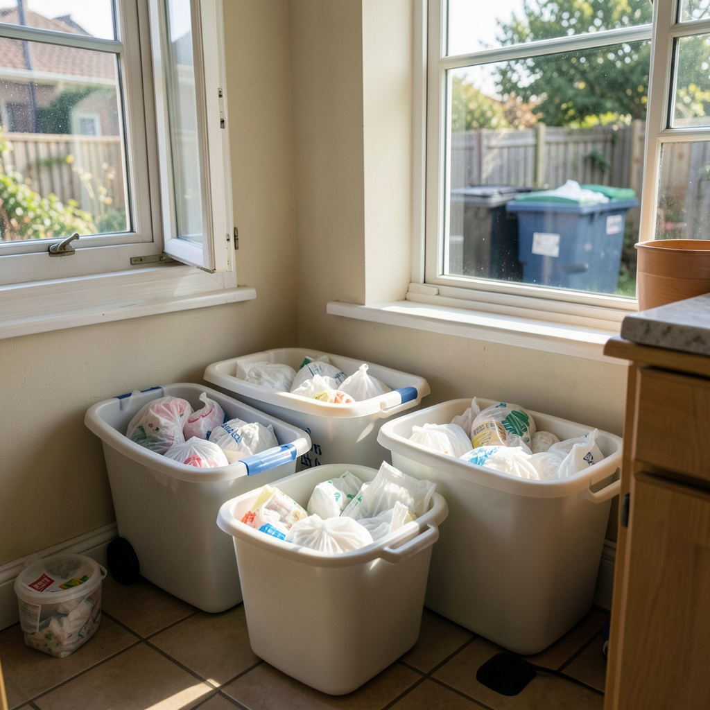 Families endure smelly nappy bins as council cites no extra collection capacity